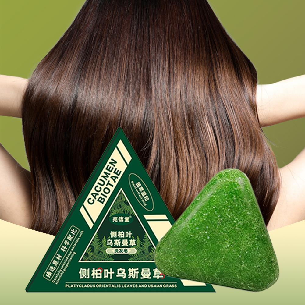 Hair Care Herbal - Nature Herbal Green Shampoo Soap Tracditional