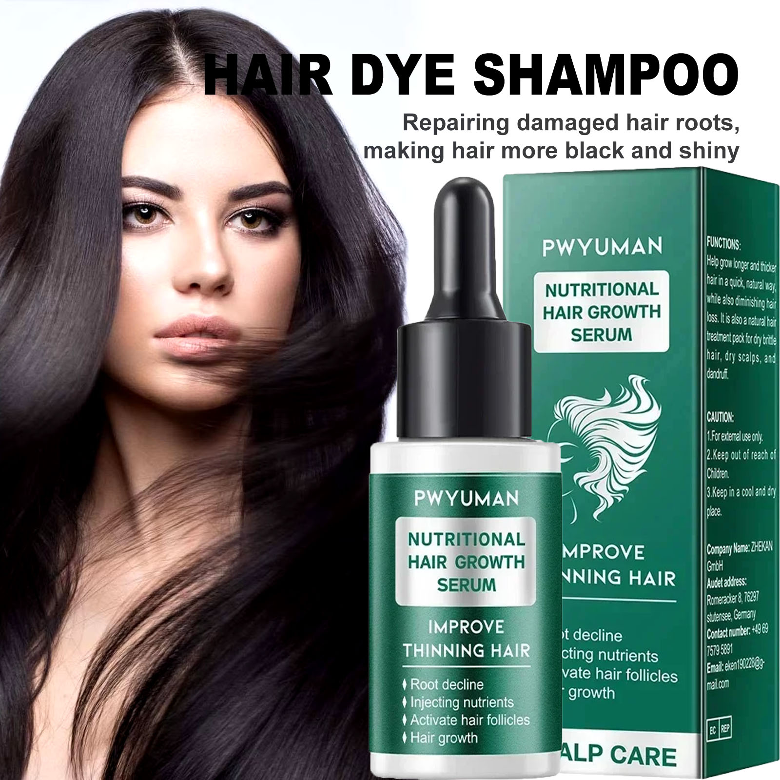 Hair Care Ginseng - Hair Growth Essential Oil Prevent Baldness