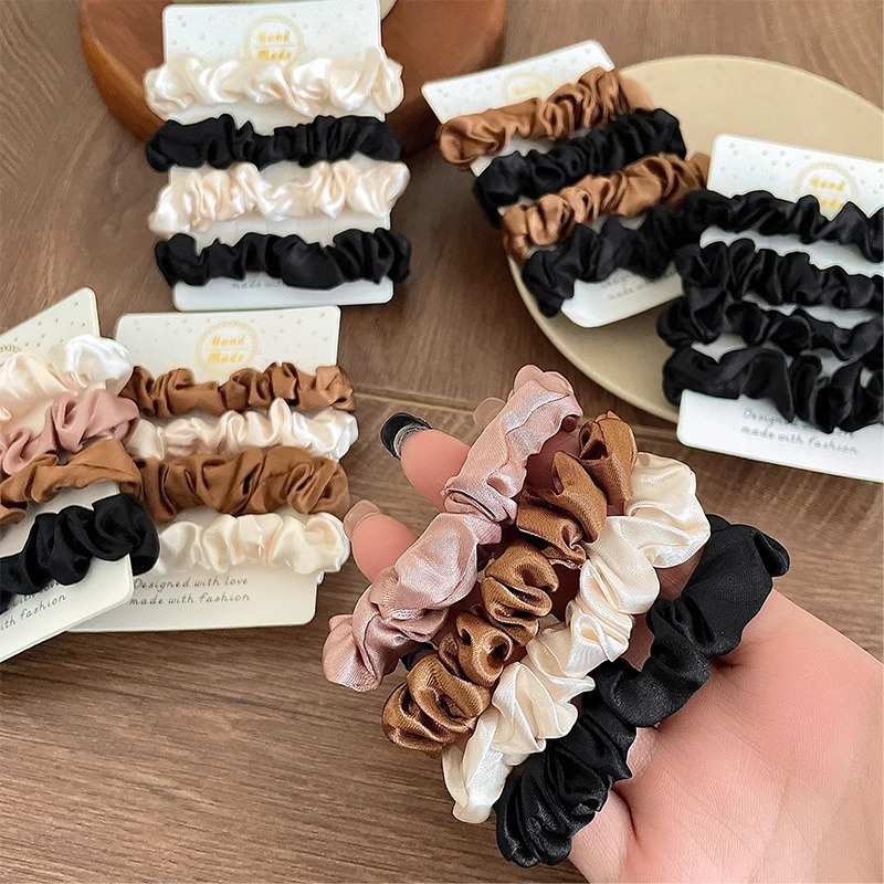 Hair Care Brand - 3PCS/Lot Luxury Brand Solid Color Satin