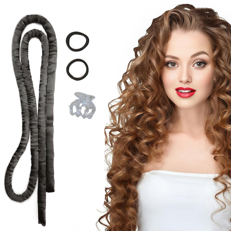 1 Sets Heatless Curling Rod He - đánh giá và giá Hair Roller Set Flexi