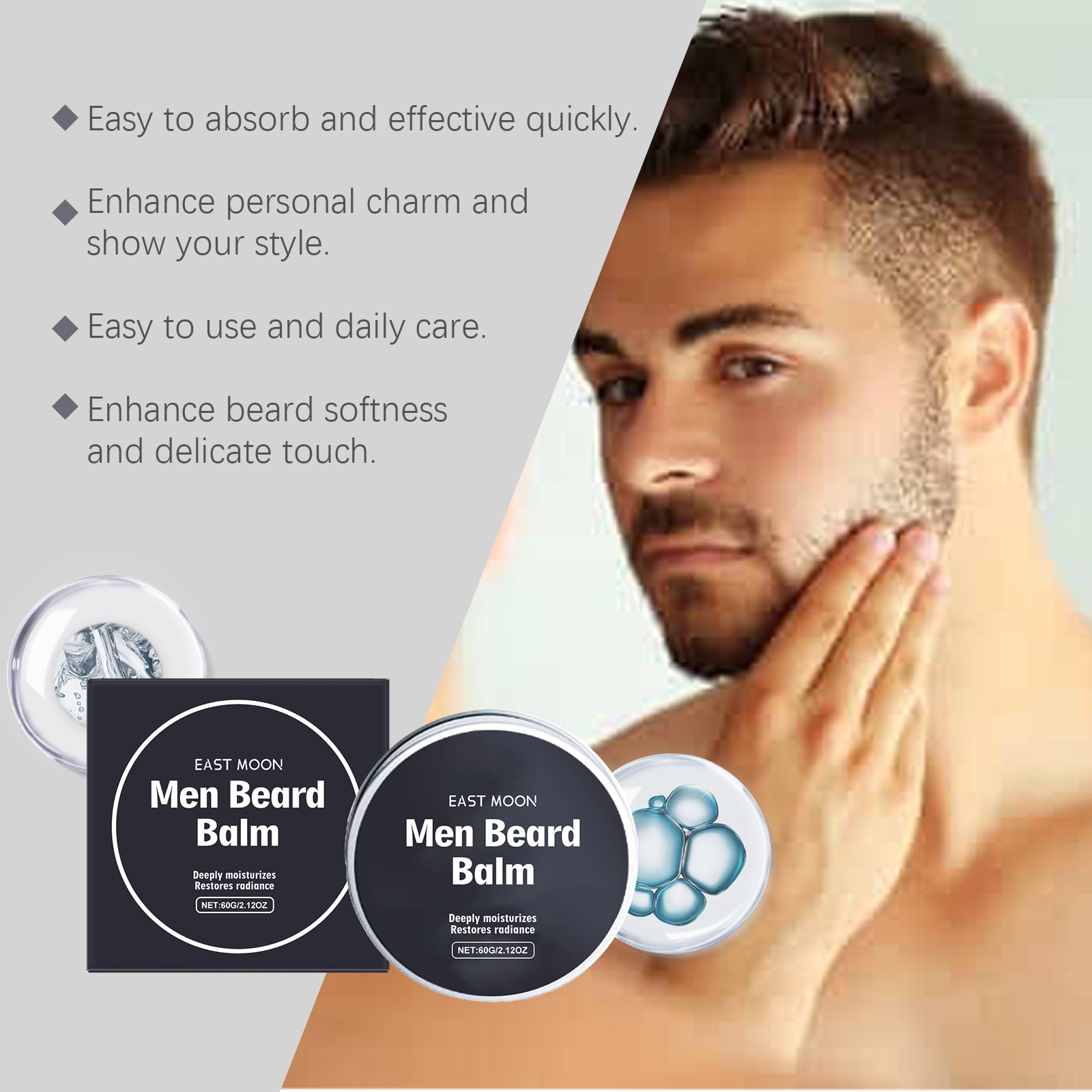 Beeswax Men Beard Balm Moistur - đánh giá và giá Hair Care For Men