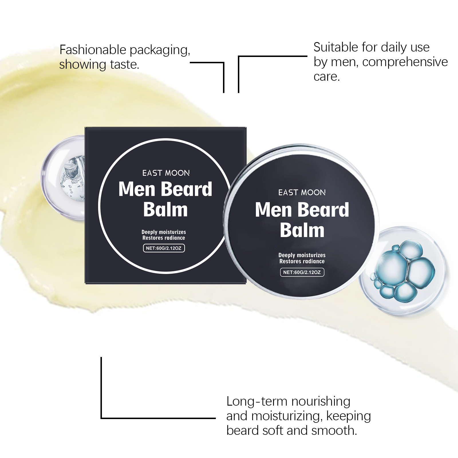 Beeswax Men Beard Balm Moistur - đánh giá và giá Hair Care For Men
