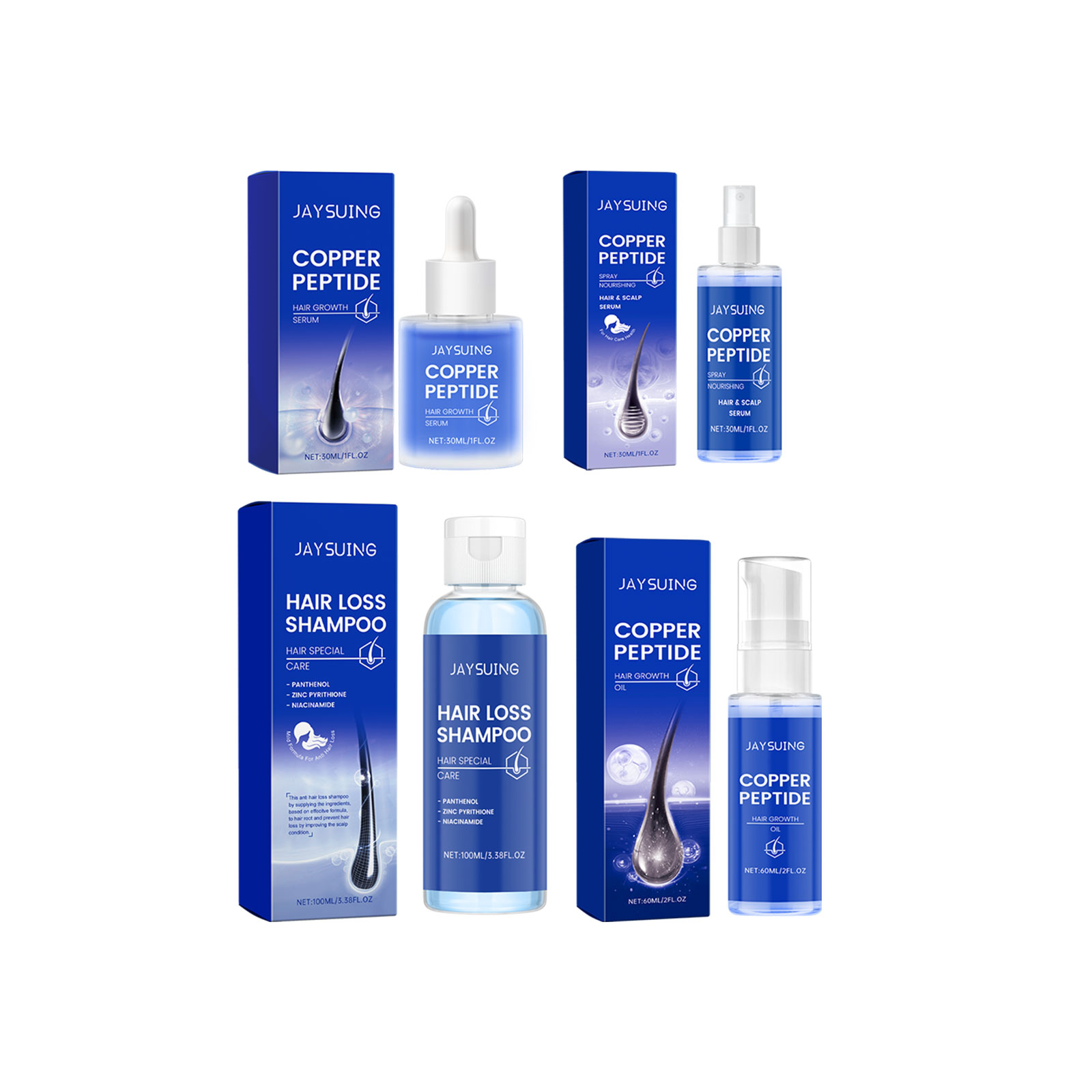 Copper Peptide Shampoo Hair Gr - đánh giá và giá Hair Care Oil Serum