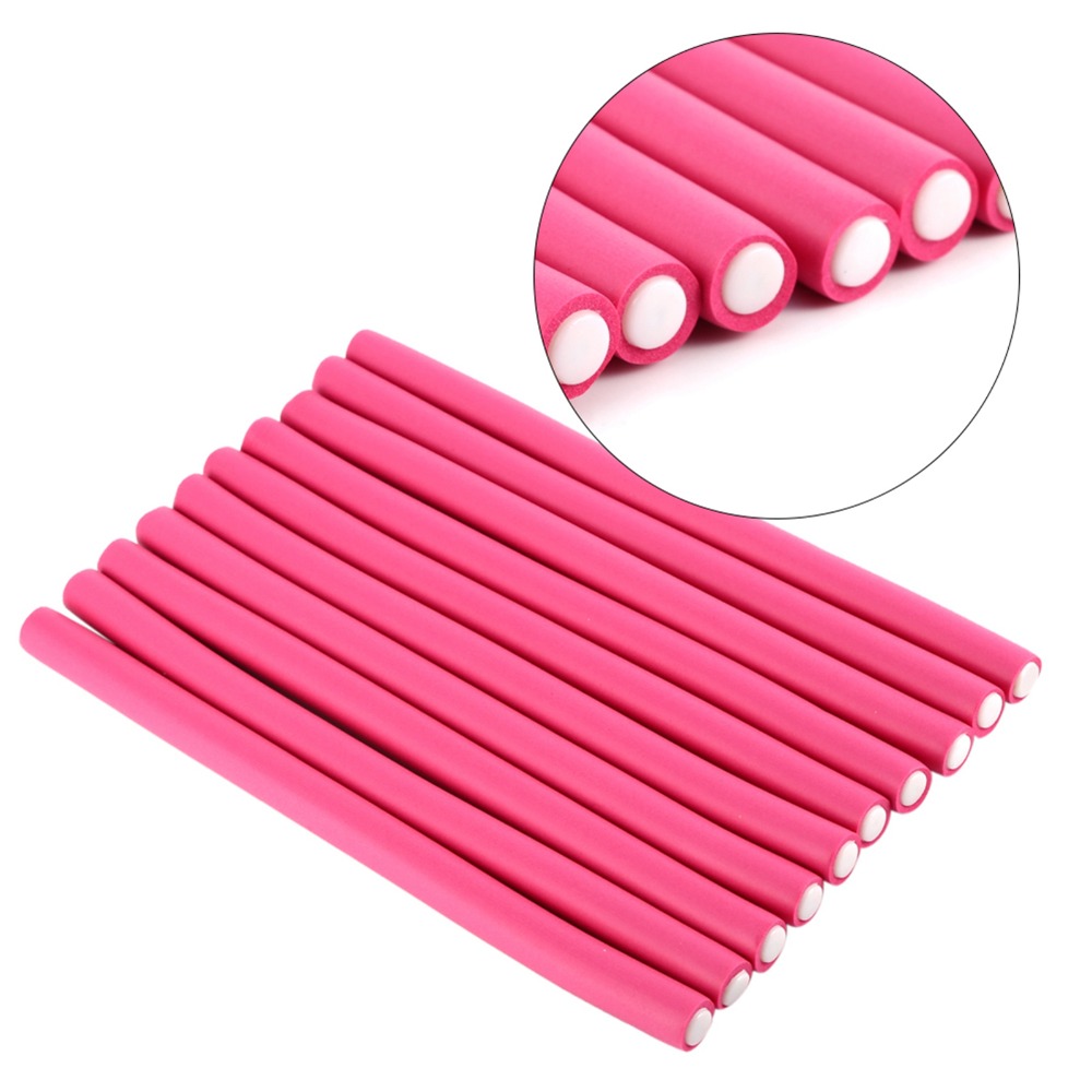 10Pcs/Set Soft Foam Soft Hair  - đánh giá và giá Hair Roller Set Flexi