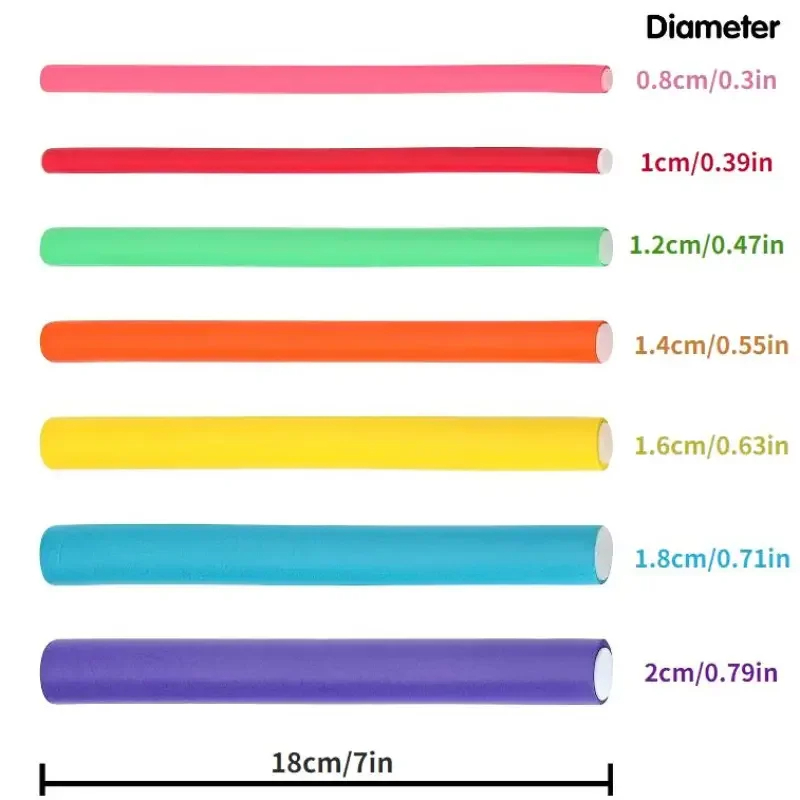 42pcs Flexible Foam Hair Curli - đánh giá và giá Hair Roller Set Flexi