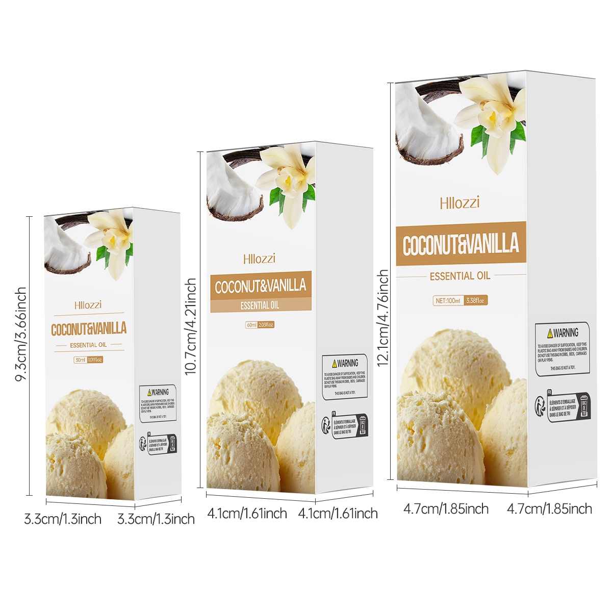 Coconut Vanilla Essential Oil  - đánh giá và giá Hair Care Fragrance Essential Oil