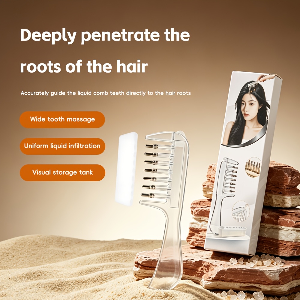 Portable Transparent Hair Root - đánh giá và giá Hair Care Oil Serum