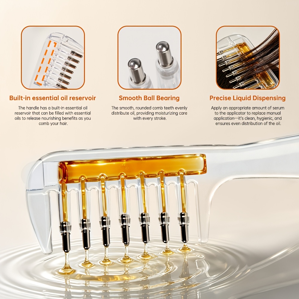 Portable Transparent Hair Root - đánh giá và giá Hair Care Oil Serum