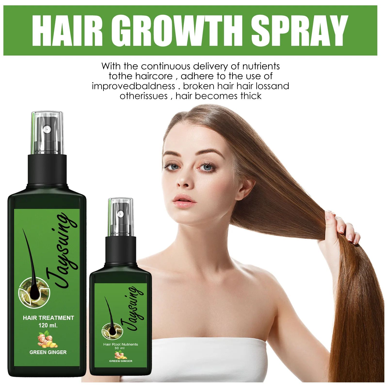 Hair Growth Spray Ginger Massa - đánh giá và giá Hair Care Herbal