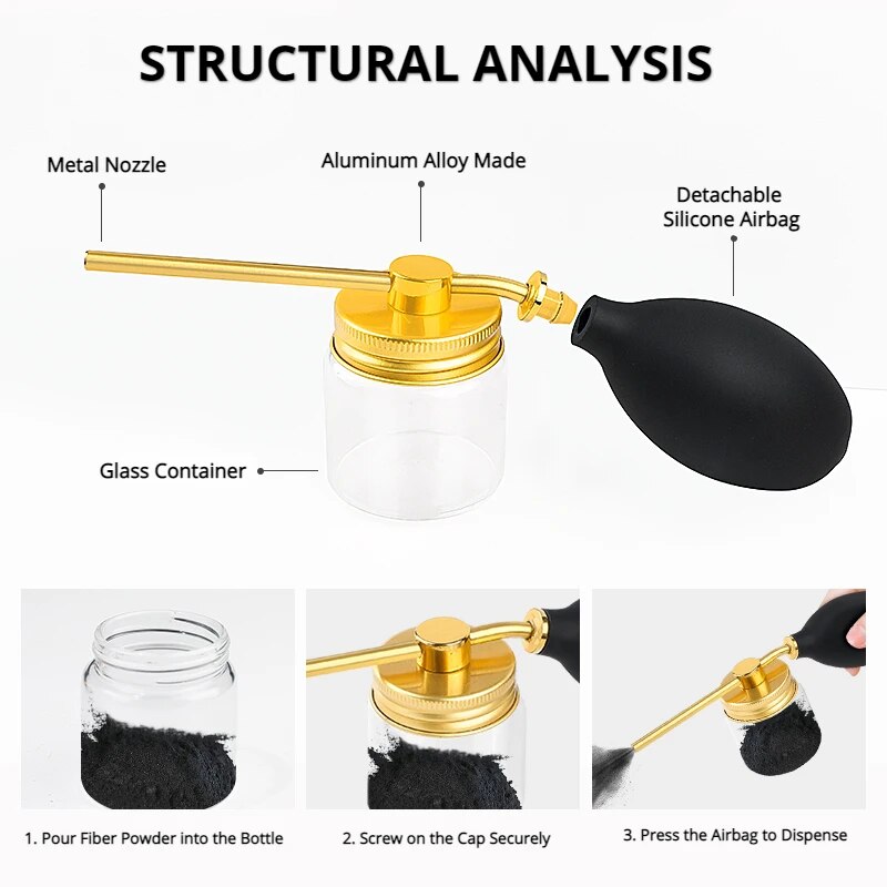 Refillable Barber Powder Spray - đánh giá và giá Hair Care Brand