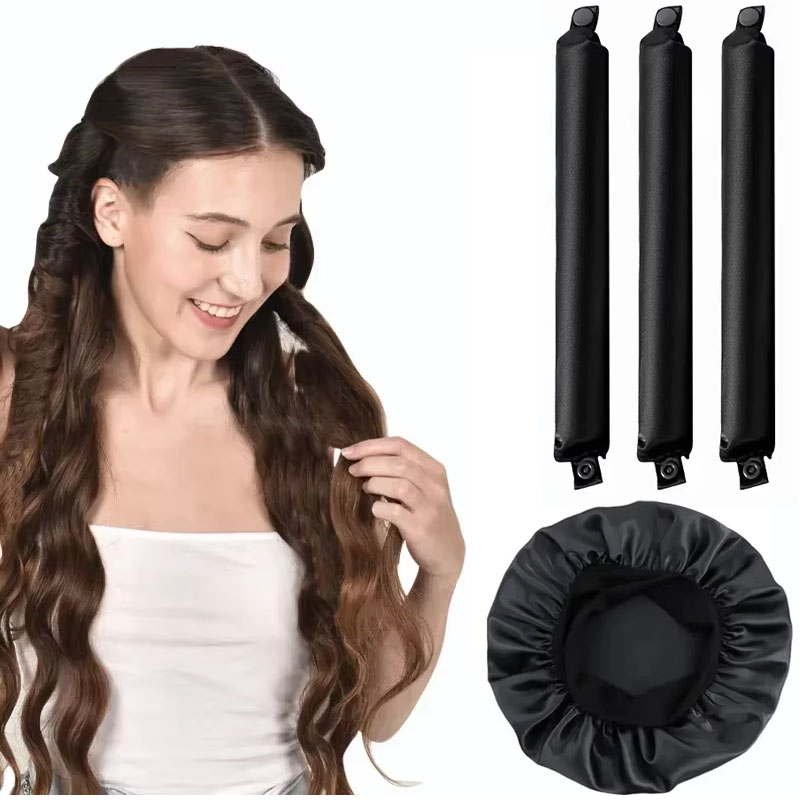 4/5pcs Heatless Curling Rod Se - đánh giá và giá Hair Roller Set Flexi