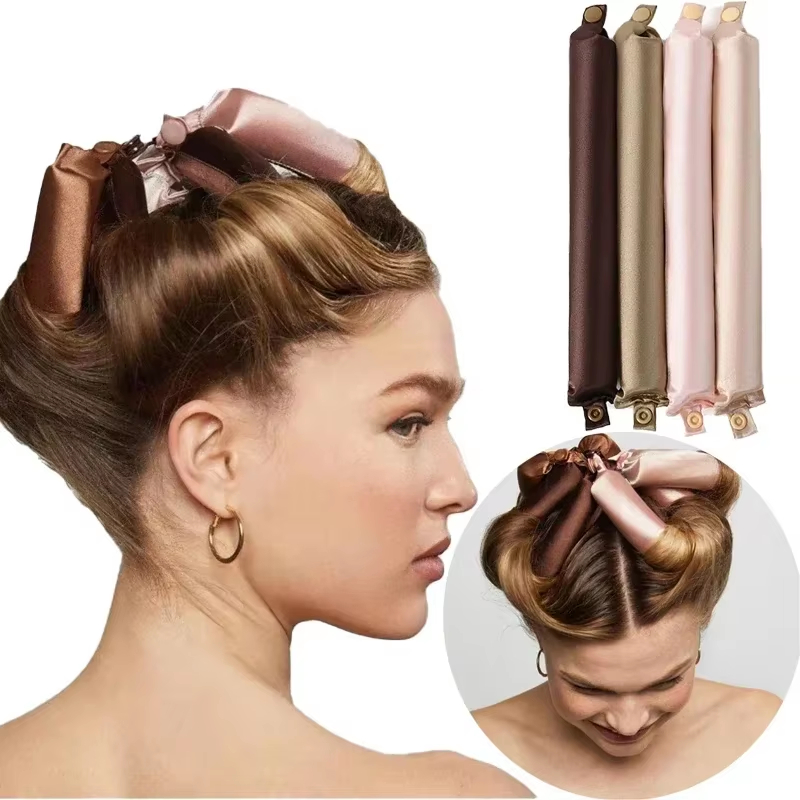 4/5pcs Heatless Curling Rod Se - đánh giá và giá Hair Roller Set Flexi