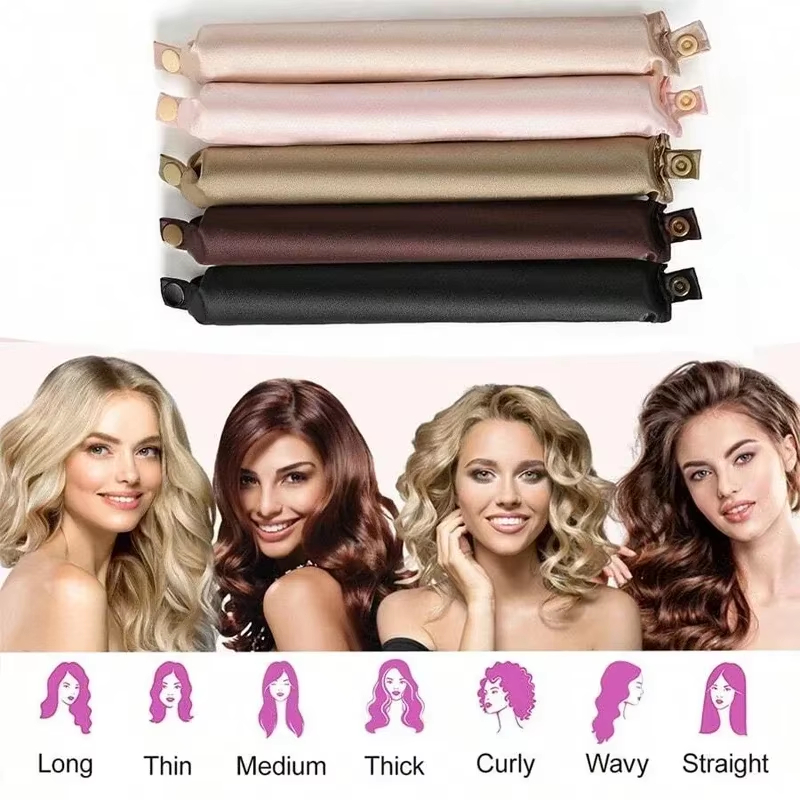 4/5pcs Heatless Curling Rod Se - đánh giá và giá Hair Roller Set Flexi