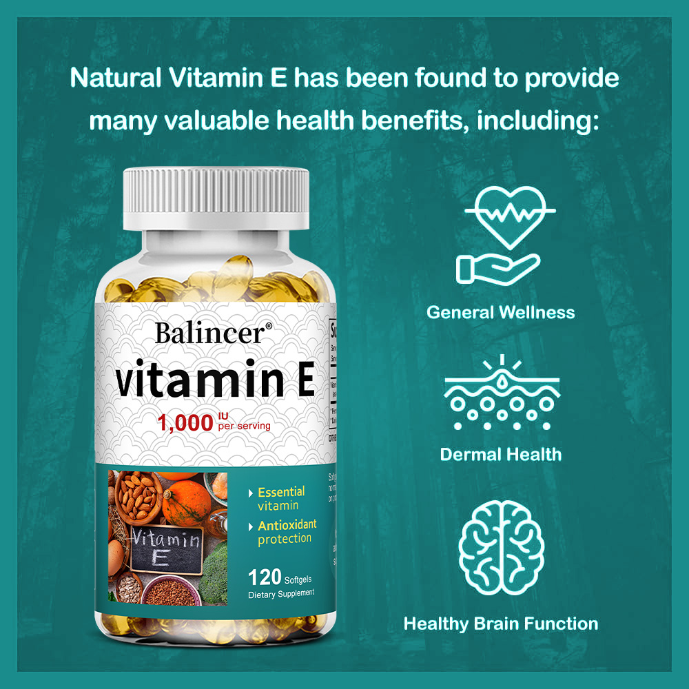 Natural Vitamin E Capsules, An - đánh giá và giá Hair Care Vitamin