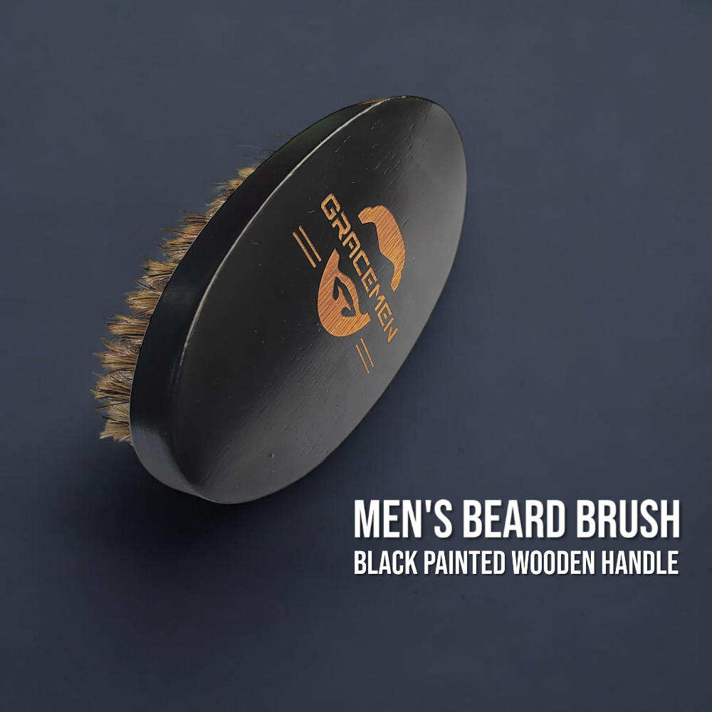 Gracemen Beard Brush - Natural - đánh giá và giá Hair Care For Men