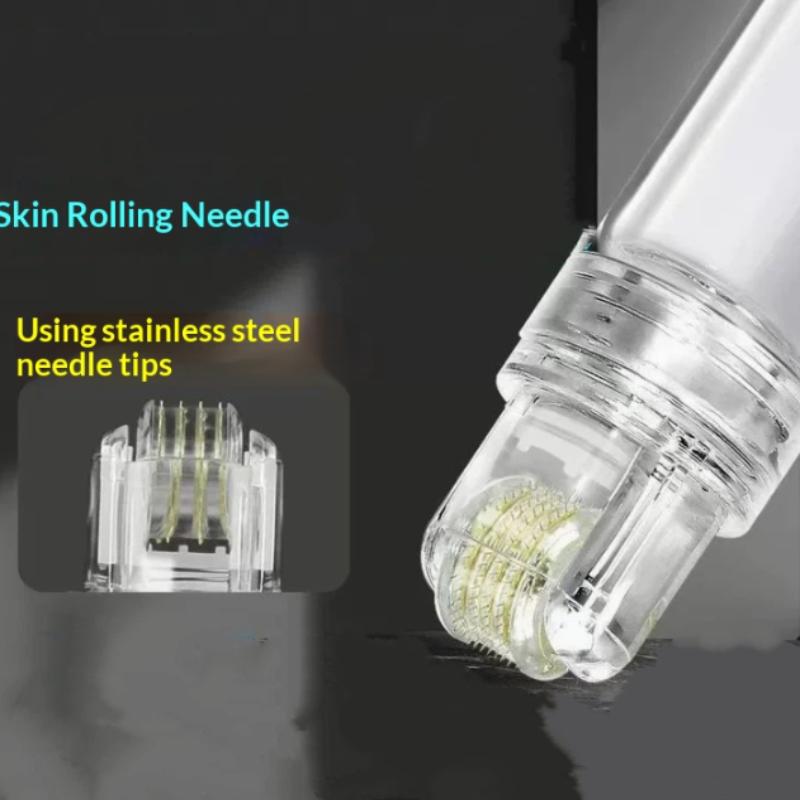 128 Pins Microneedle Derma Rol - đánh giá và giá Hair Care Oil Serum