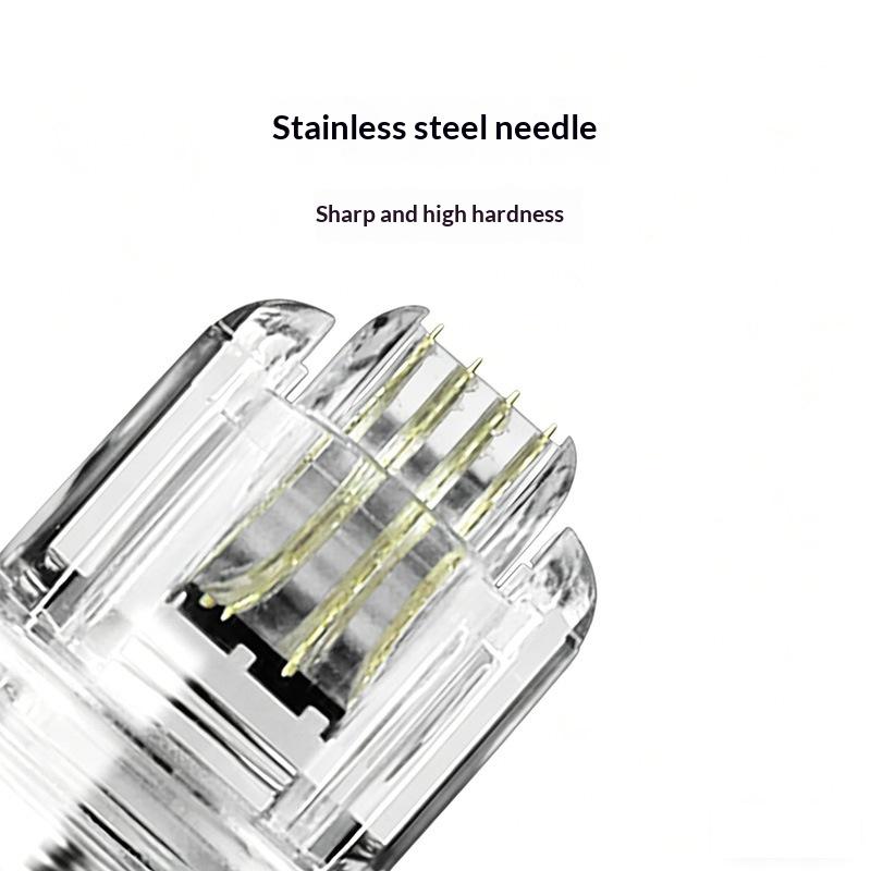 128 Pins Microneedle Derma Rol - đánh giá và giá Hair Care Oil Serum