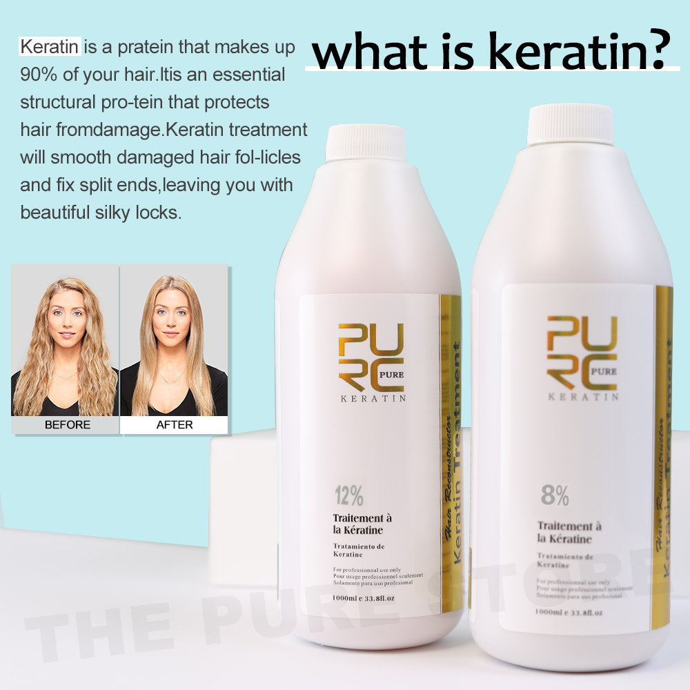 PURC 8% Keratin Smoothing Trea - đánh giá và giá Hair Care Brand