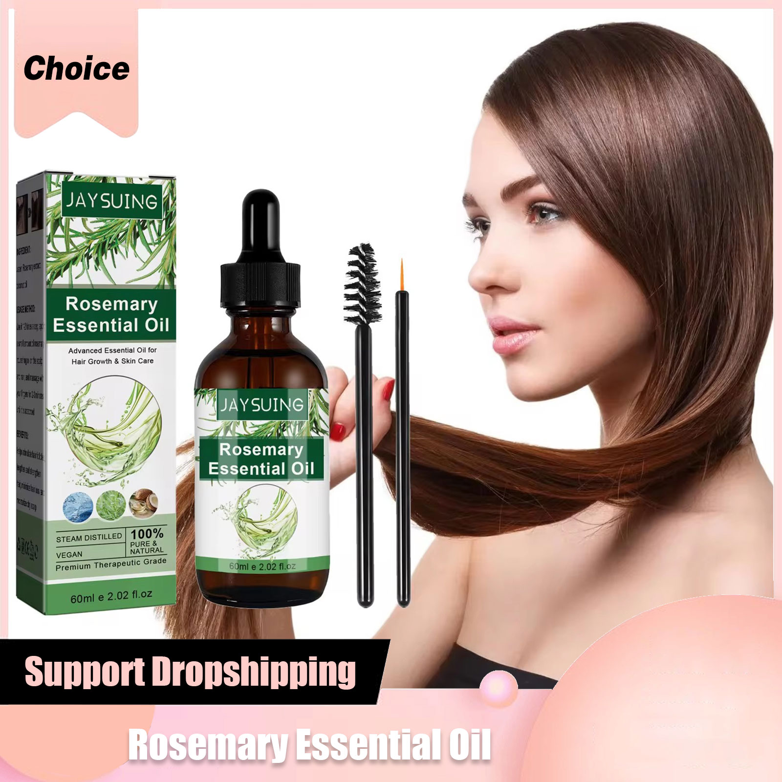 Rosemary Essential Oil For Hai - đánh giá và giá Hair Care Oil Serum