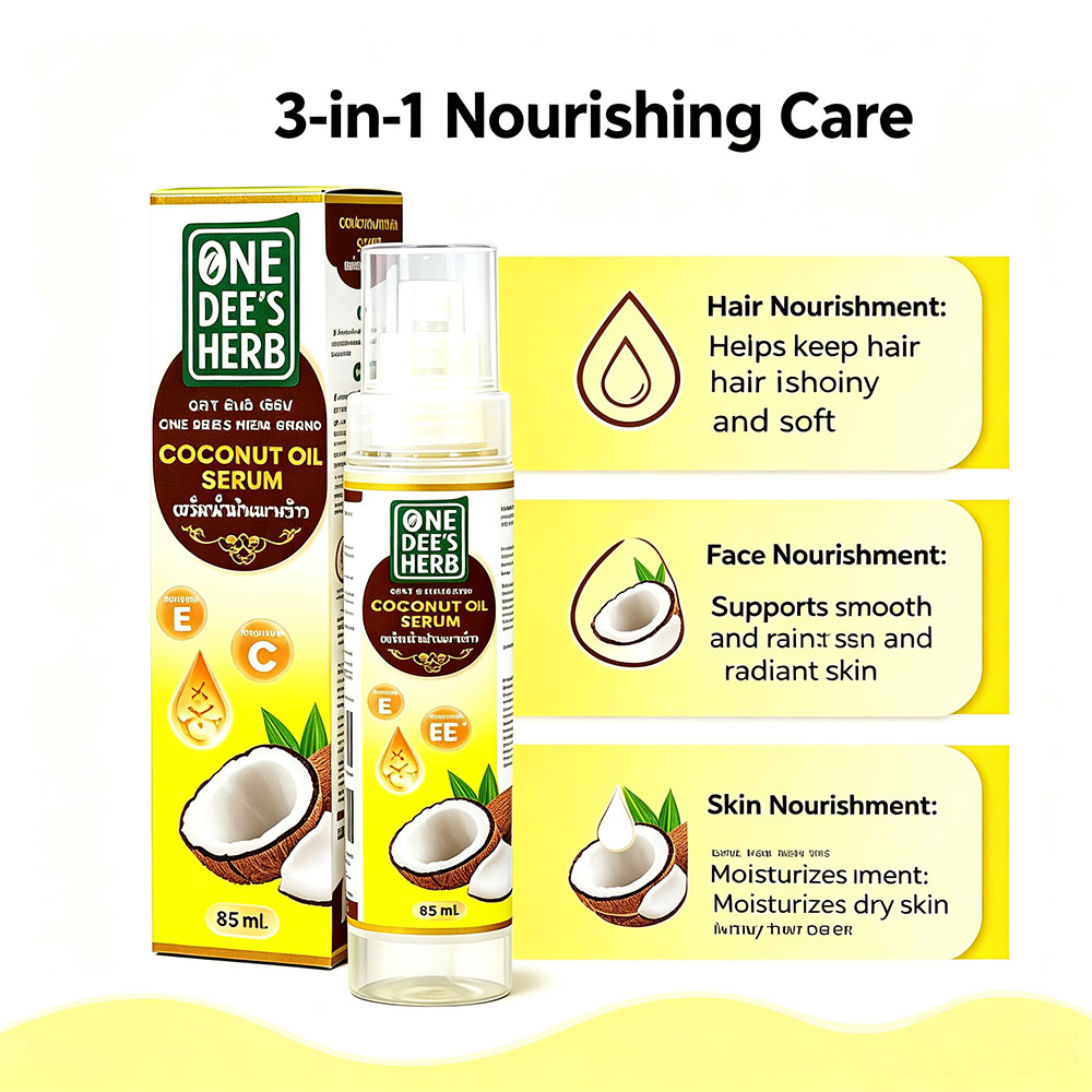 Thailand One Dee's Herb Coconu - đánh giá và giá Hair Care Vitamin