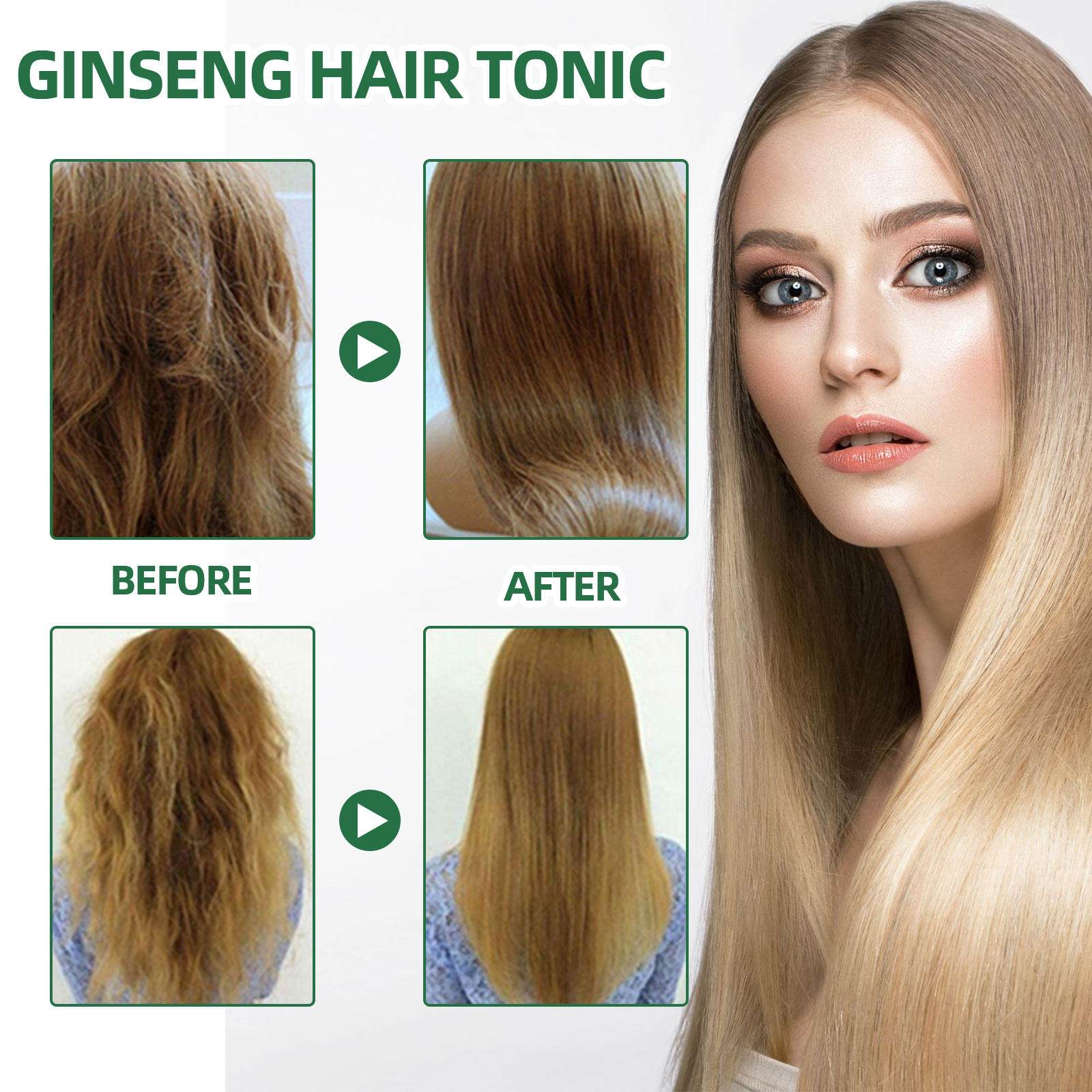 Natural Herbal Ginseng Hair Ca - đánh giá và giá Hair Care Ginseng