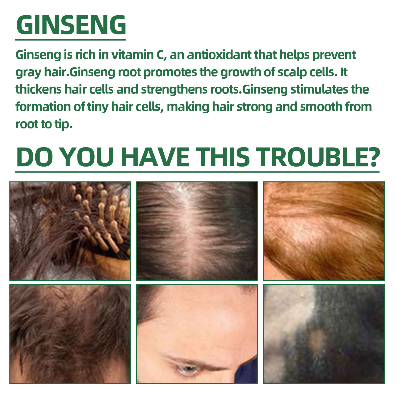Natural Herbal Ginseng Hair Ca - đánh giá và giá Hair Care Ginseng