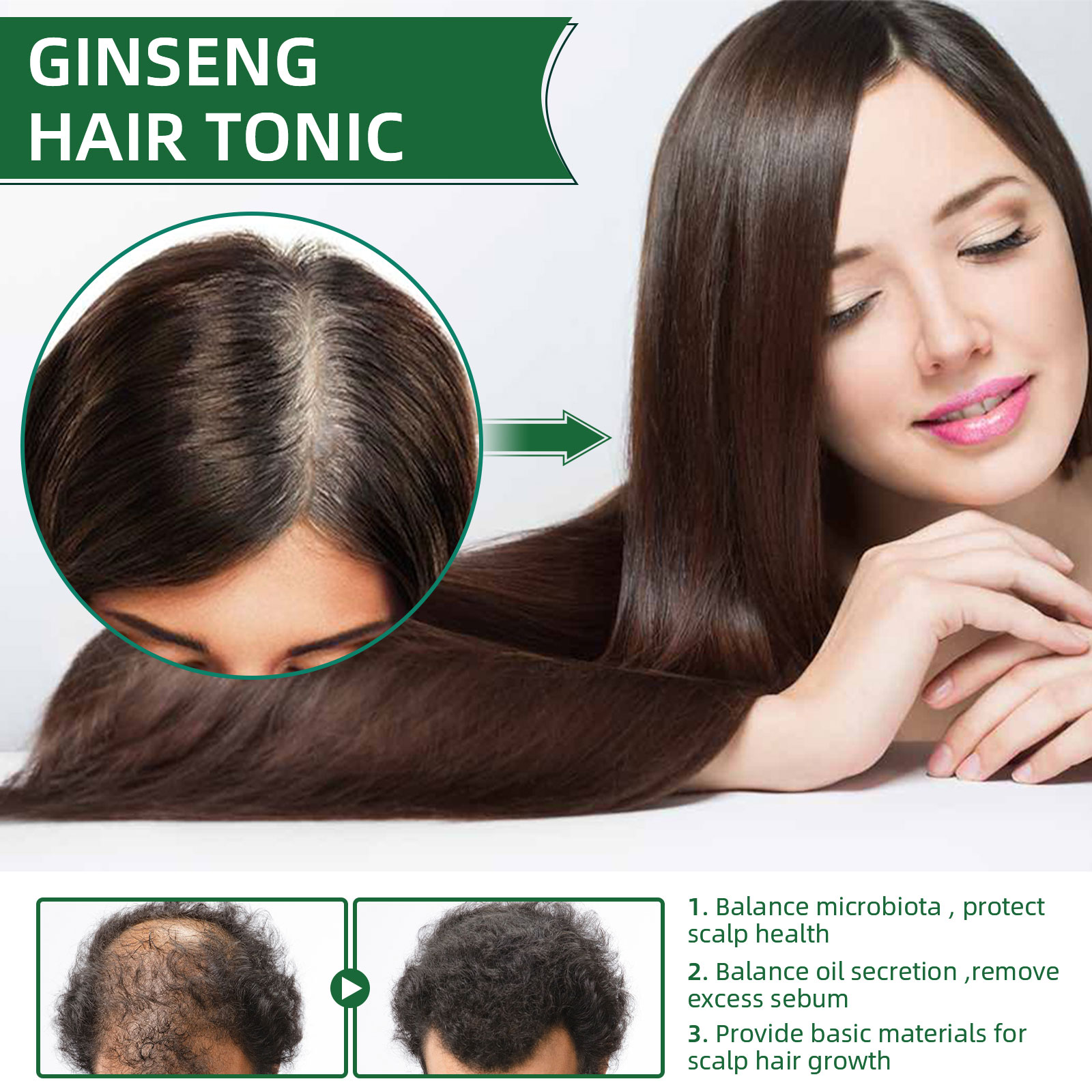 Natural Herbal Ginseng Hair Ca - đánh giá và giá Hair Care Ginseng