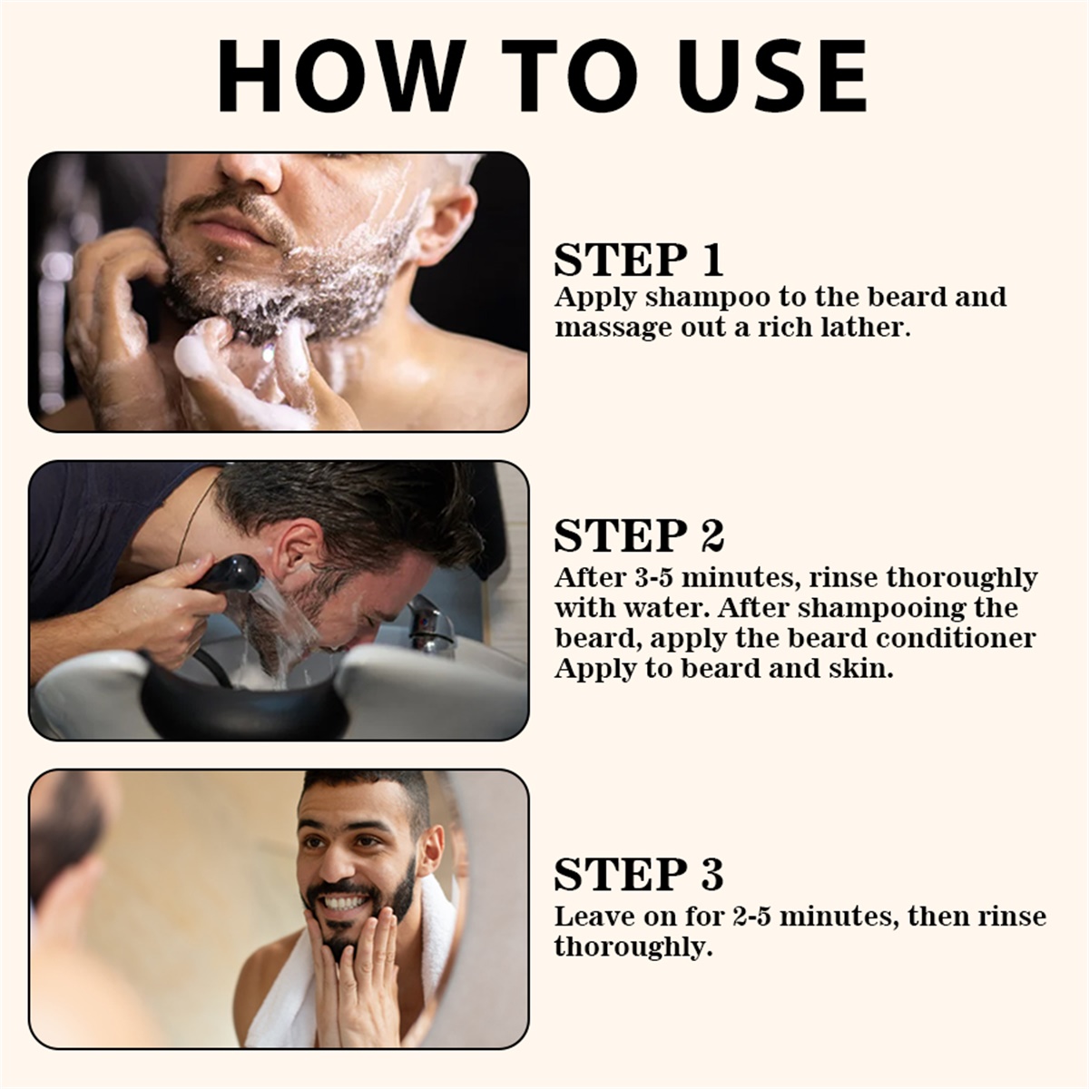 Beard Wash Moustache Balm and  - đánh giá và giá Hair Care For Men
