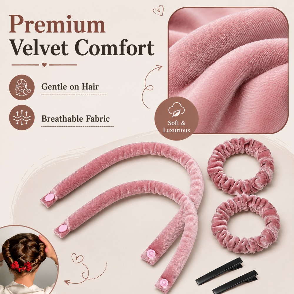 6Pcs Heatless Curling Rod Set  - đánh giá và giá Hair Roller Set Flexi