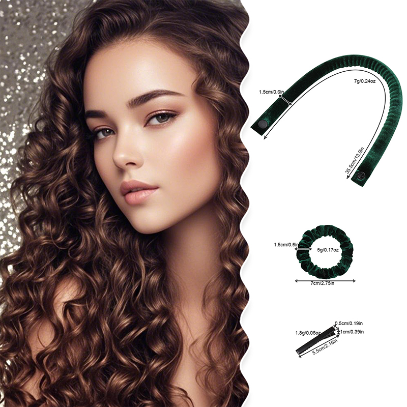 6Pcs/Set 35cm Long Soft Fabric - đánh giá và giá Hair Roller Set Flexi