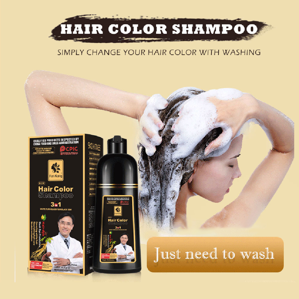 3 In 1 Instant Coloring Shampo - đánh giá và giá Hair Care Herbal