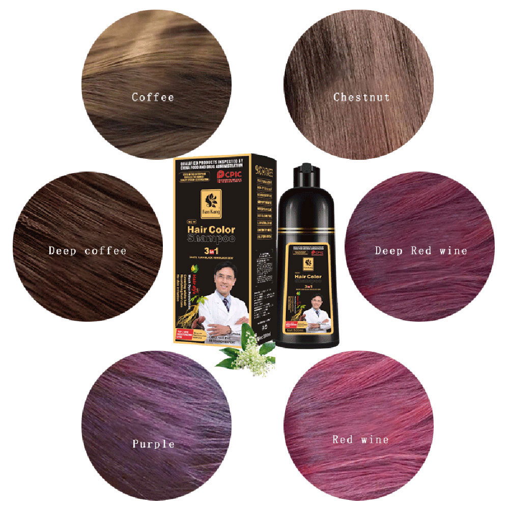 3 In 1 Instant Coloring Shampo - đánh giá và giá Hair Care Herbal