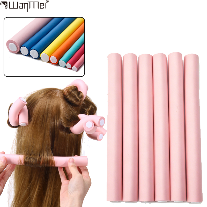 6pcs/pack New Oversize Flexibl - đánh giá và giá Hair Roller Set Flexi