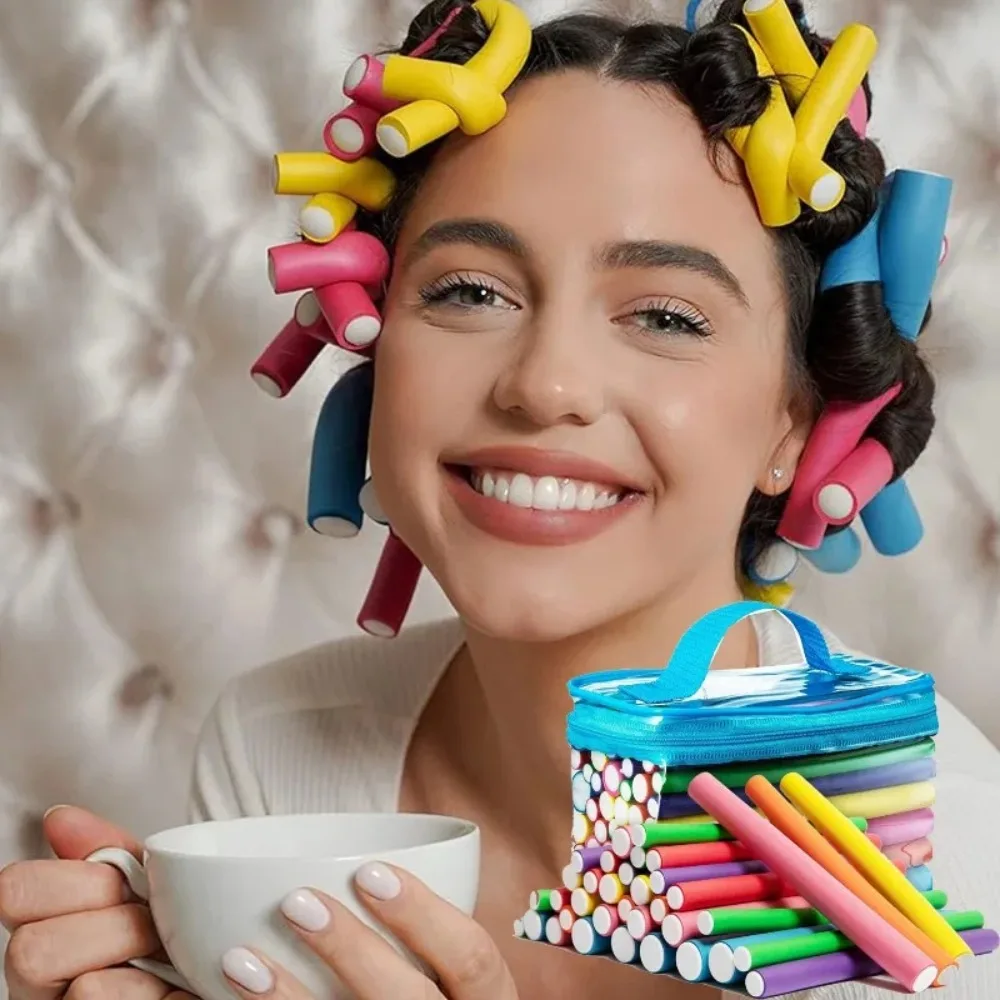 42pcs/Set Twist Foam Hairs Rol - đánh giá và giá Hair Roller Set Flexi