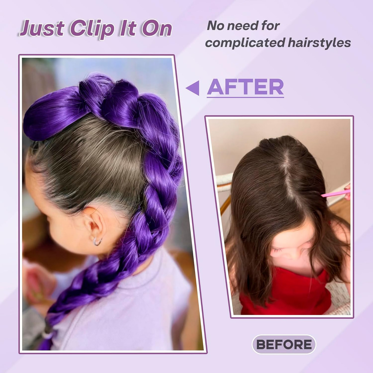 26inch Anime Character Purple  - đánh giá và giá Braiding Hair Kanekalon